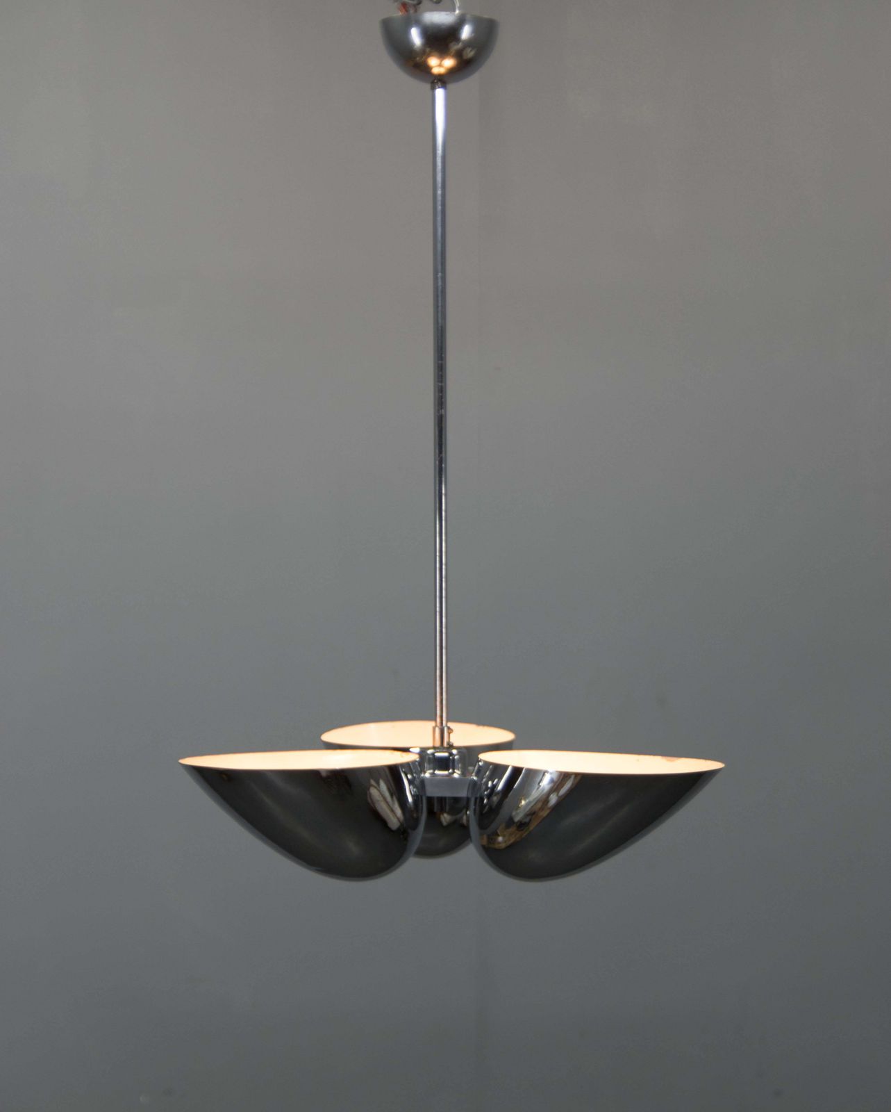 Lighting Rare Bauhaus Chandelier By Zukov , 1940s photo