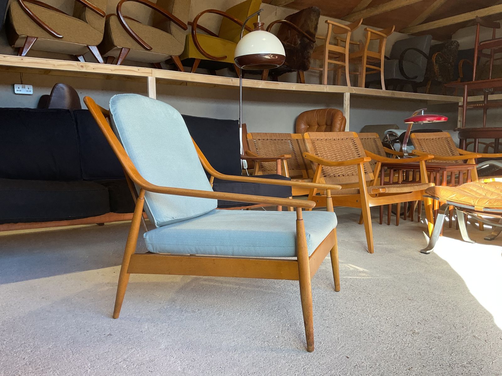Furniture Scandart Danish Armchair In Mid  Century Style photo