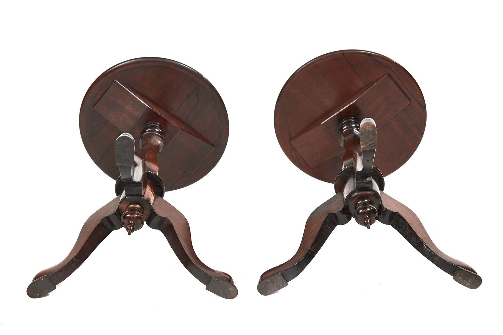 Pair W1v Period Rosewood Lamp Tables photo Furniture