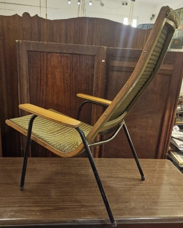 Lounge Chair By Geoffrey Lusty For Lloyd Loom 1960s photo for sale