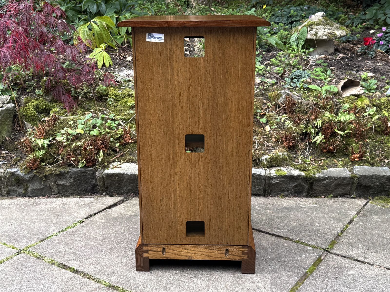 An Ercol Warwick Golden Dawn Elm Cd Hi Fi Storage Cabinet / Media Stand photo vintage