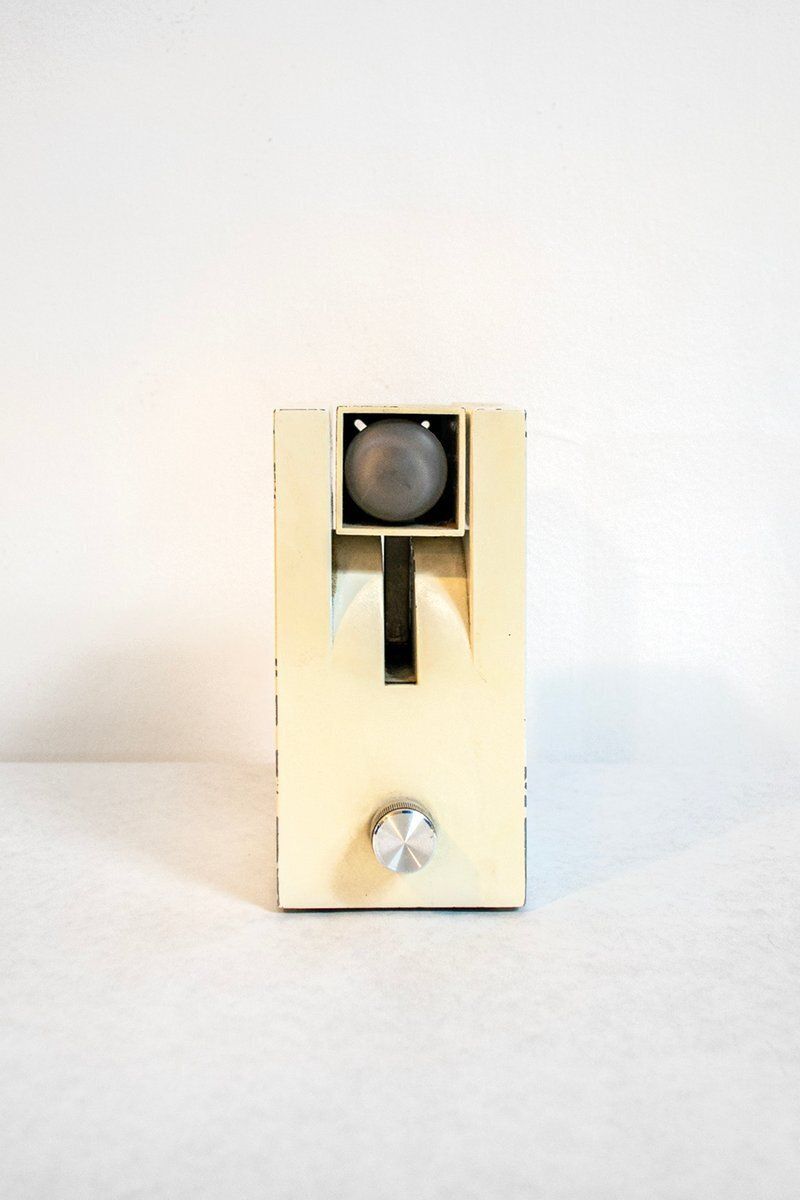Space Age Prisma Tafellamp Van Meo Caffi Voor Faai Arredo Cremona, Jaren 1960 photo furniture