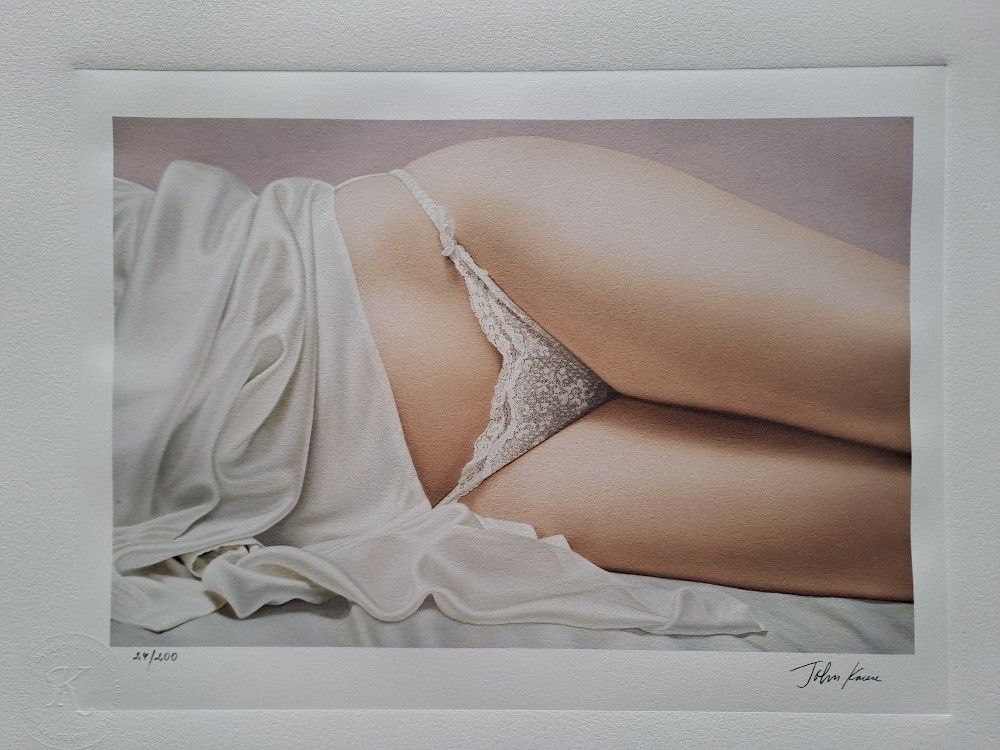 John Kacere Signed Kristina Collectable Lithograph photo furniture