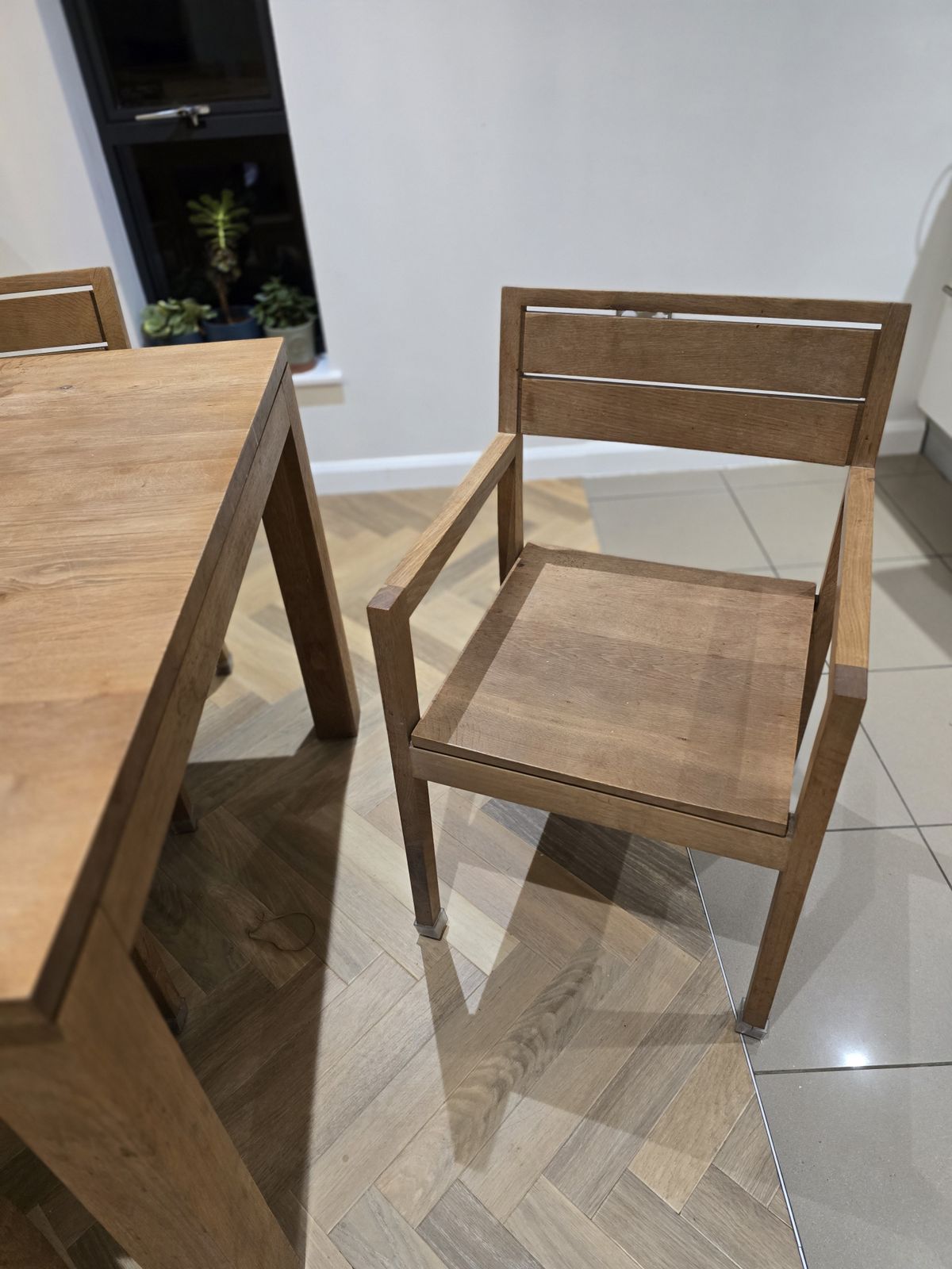 10 Seater Ethnicraft Solid Oak Dining Table photo furniture