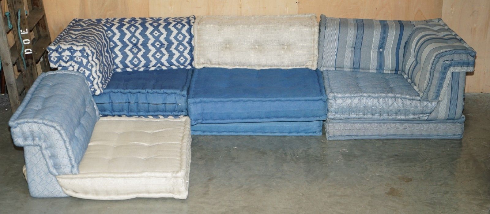 Roche Bobois 11 Piece Kenzo Mah Jong By Hans Hopfer Corner Modular Sofa Set photo furniture