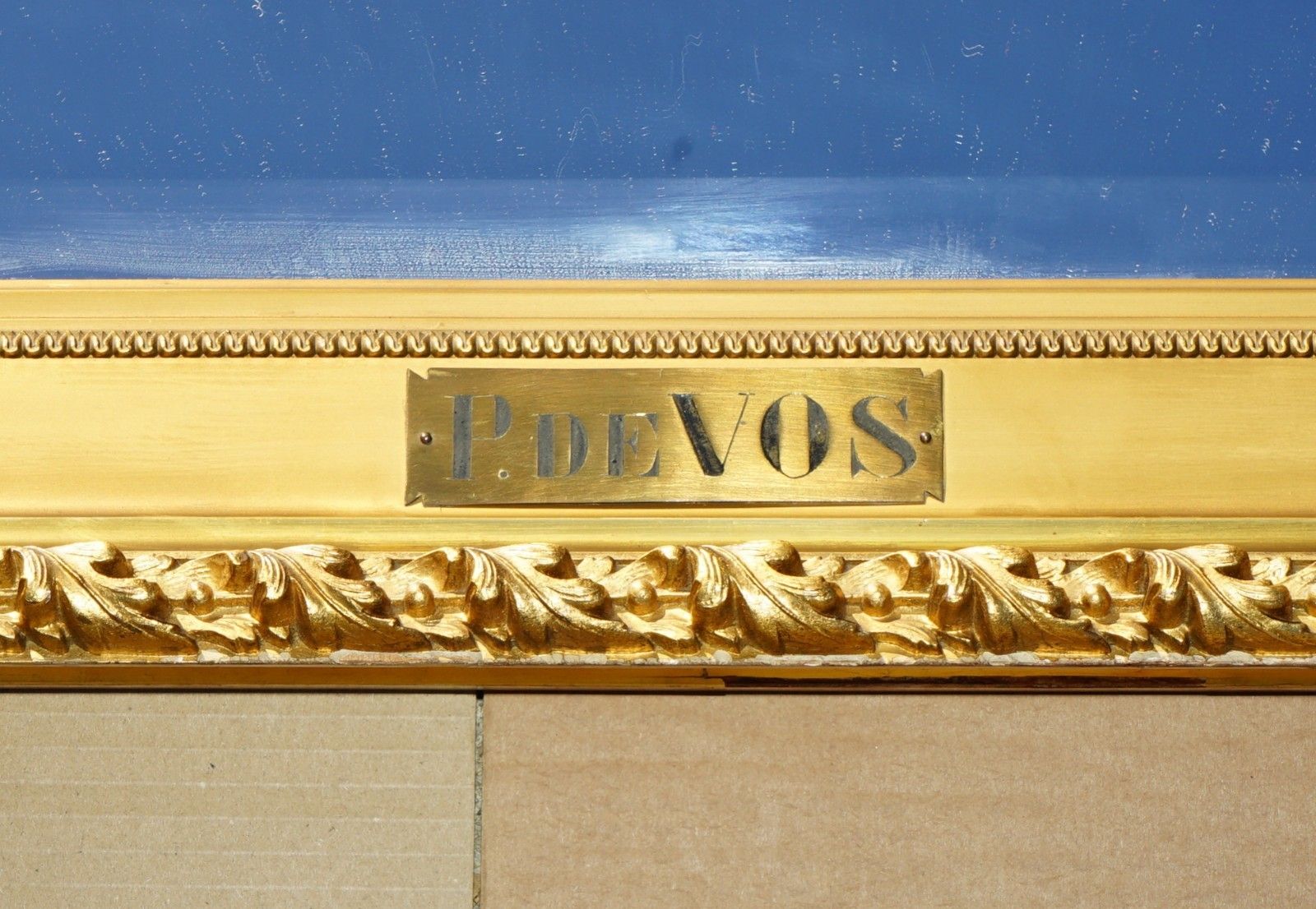 129x177cm Paul De Vos 17th Century Giltwood Picture Frames Converted To Mirrors photo for sale