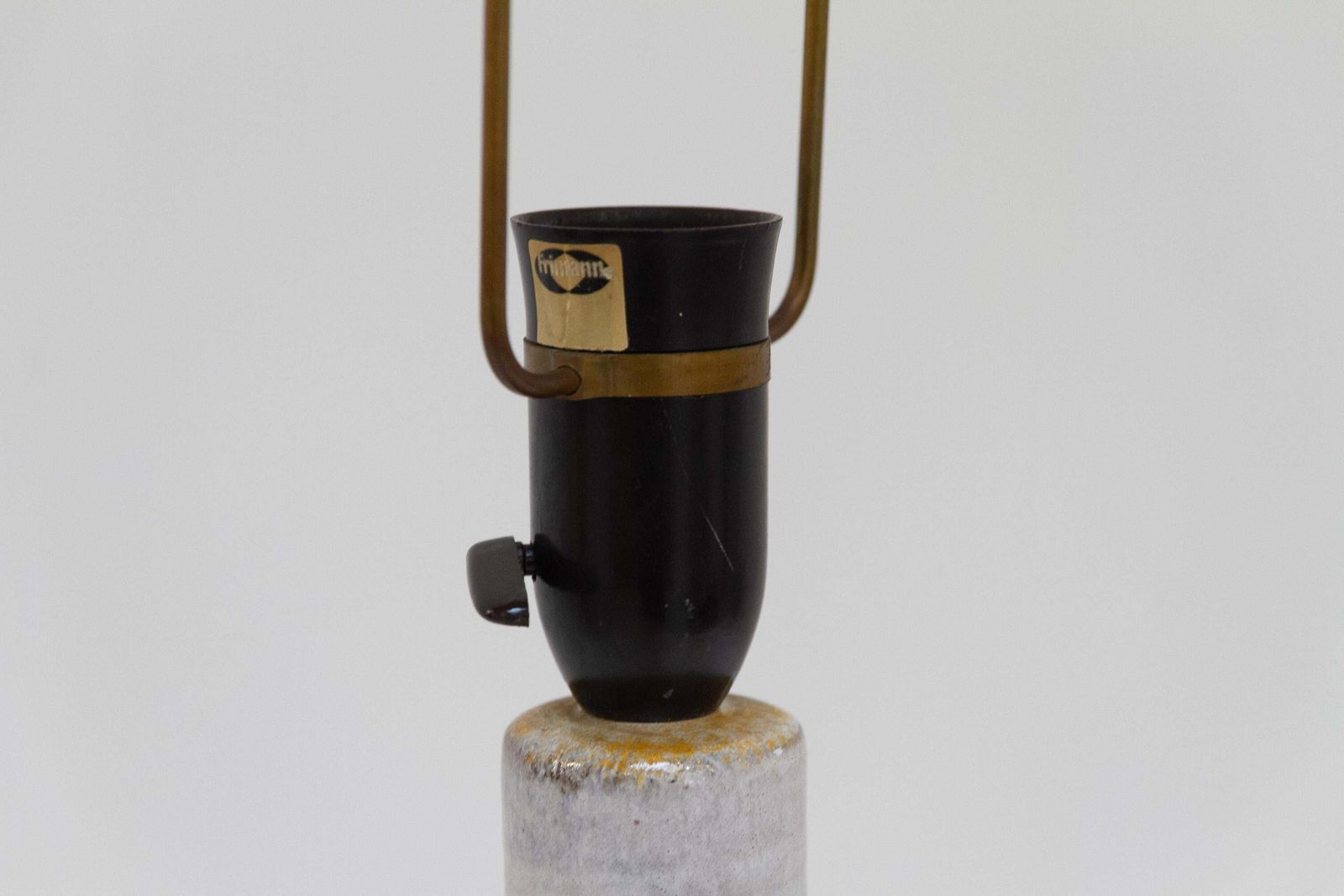 photo vinterior Tall Danish Mid Century Stoneware Table Lamp By Frimann, 1970s.