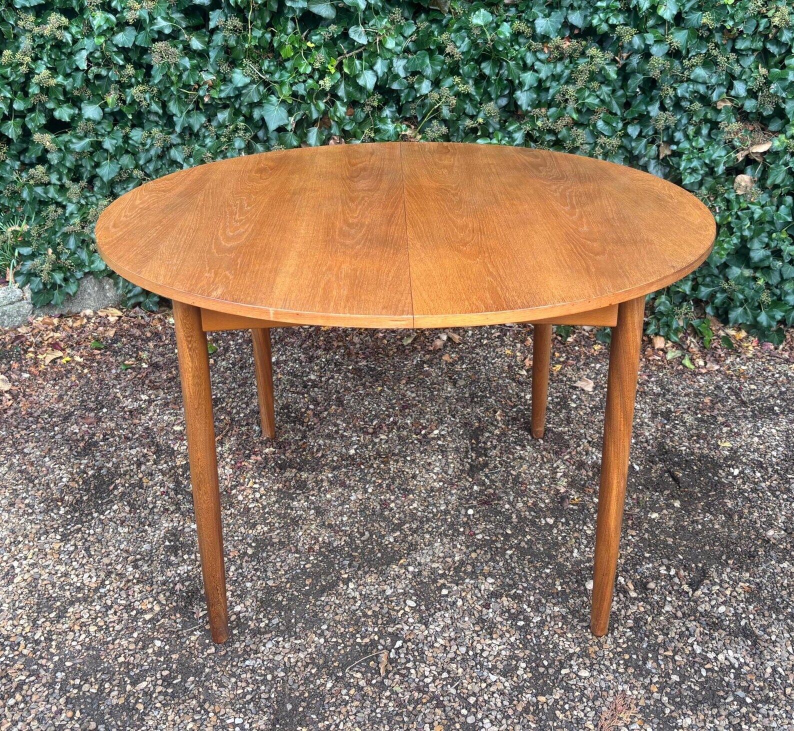 Mid Century G Plan Round Extending Teak Dining Table C.1960s photo for sale