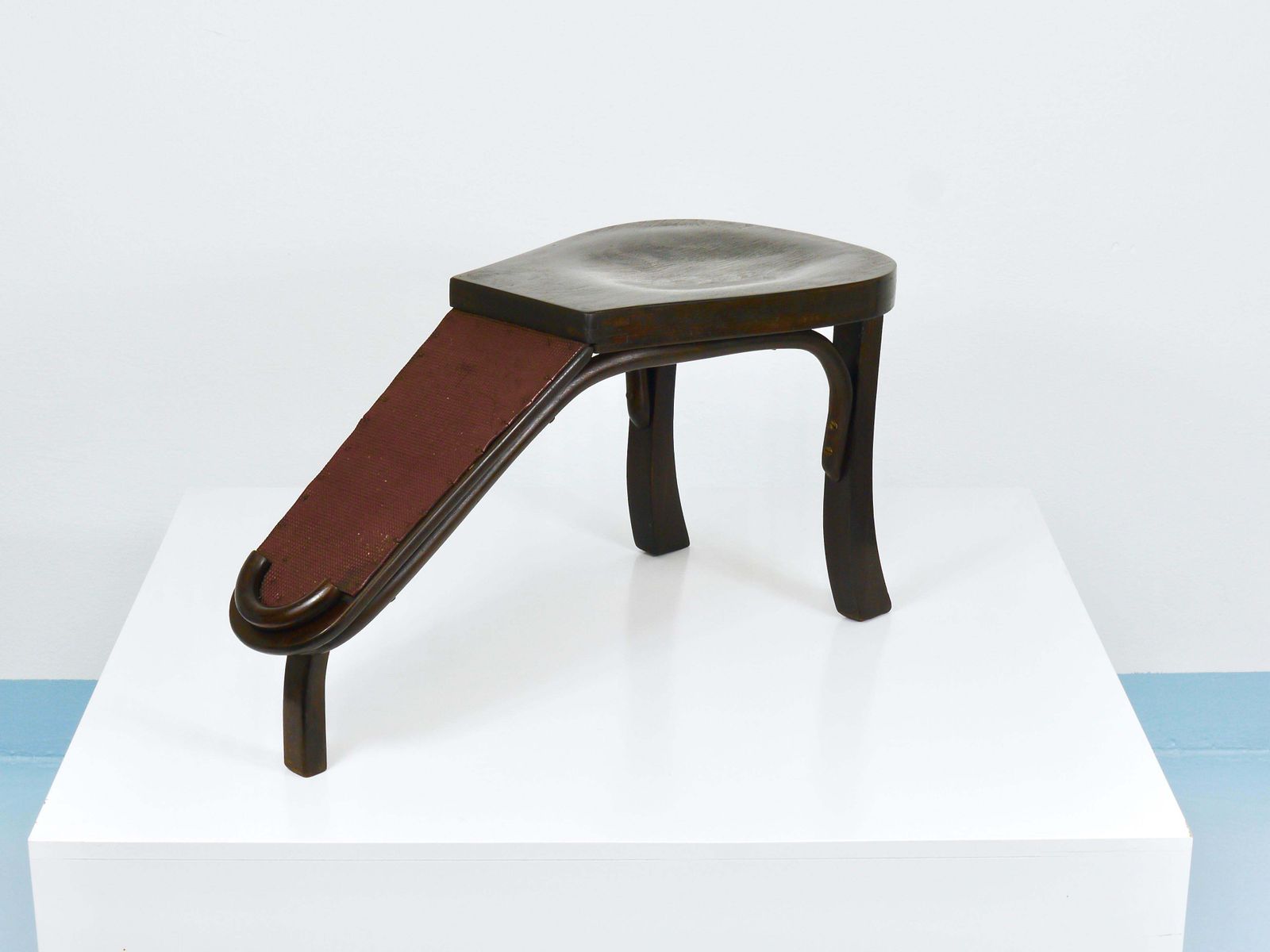 photo buy Thonet Art Nouveau Bentwood Shoe Shine Or Fitting Stool, Vienna, Austria, 1900s