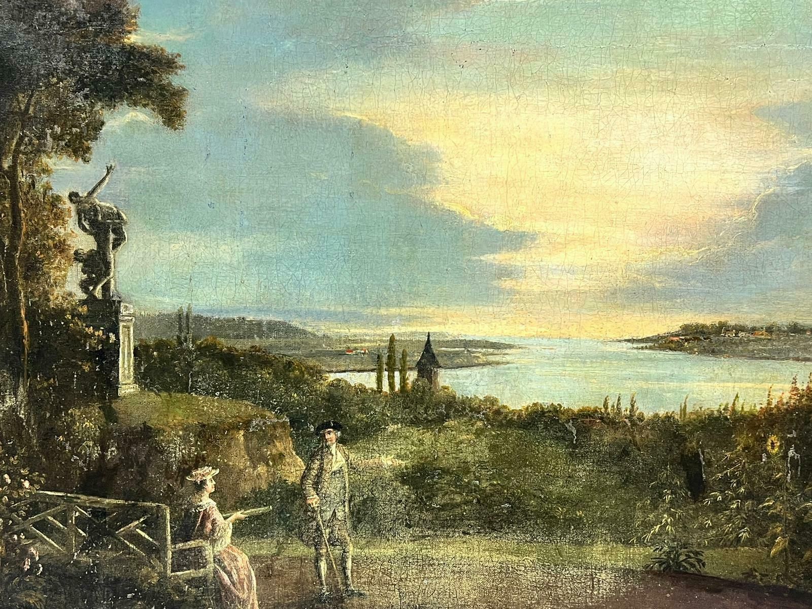 Coplestone Warre Bampfyldefine 18th Century Italianate Landscape Garden Classical Ornaments And Figuresmid 18th Century photo for sale