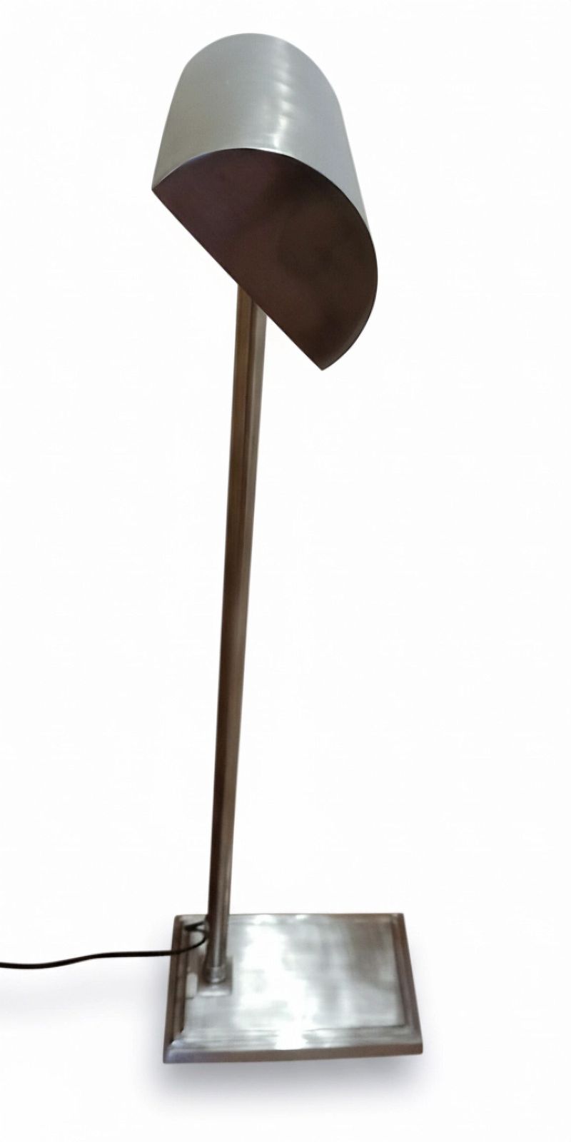 Industrial Style Banker's Shade , Adjustable Floor Lamp photo Lighting