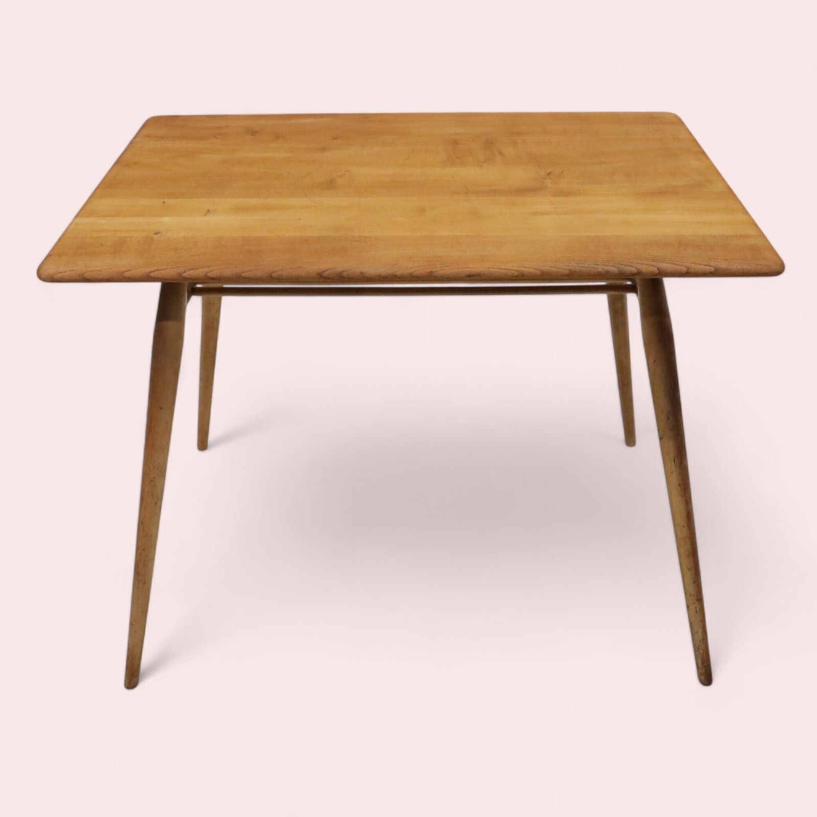 Furniture Ercol Furniture Breakfast/Dining Table Rails Light Finish #393 Free Uk Delivery photo