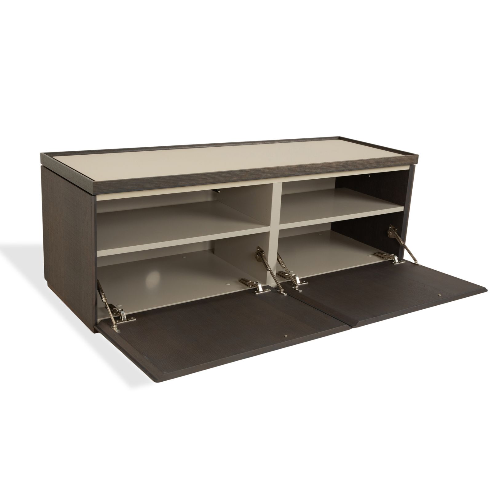 Ligne Roset Estampe Houten Dressoir Bruin Beige Crème photo for sale