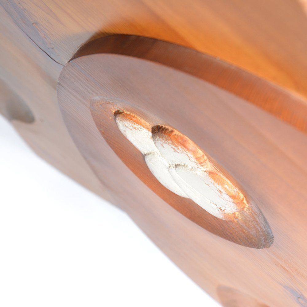“Nest” – Monumental Hand Carved Oak Wall Sculpture By Alojz Petráš, 1979 photo for sale