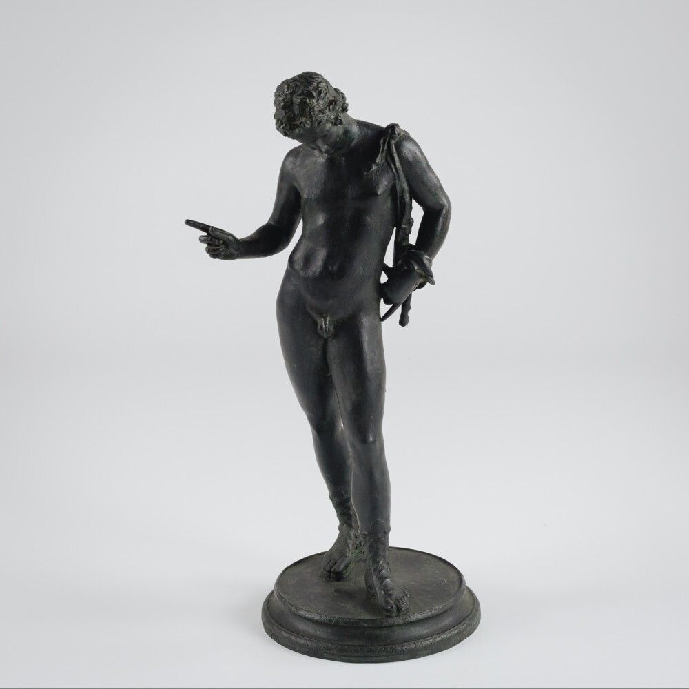 Large Grand Tour Bronze Of Narcissus photo for sale