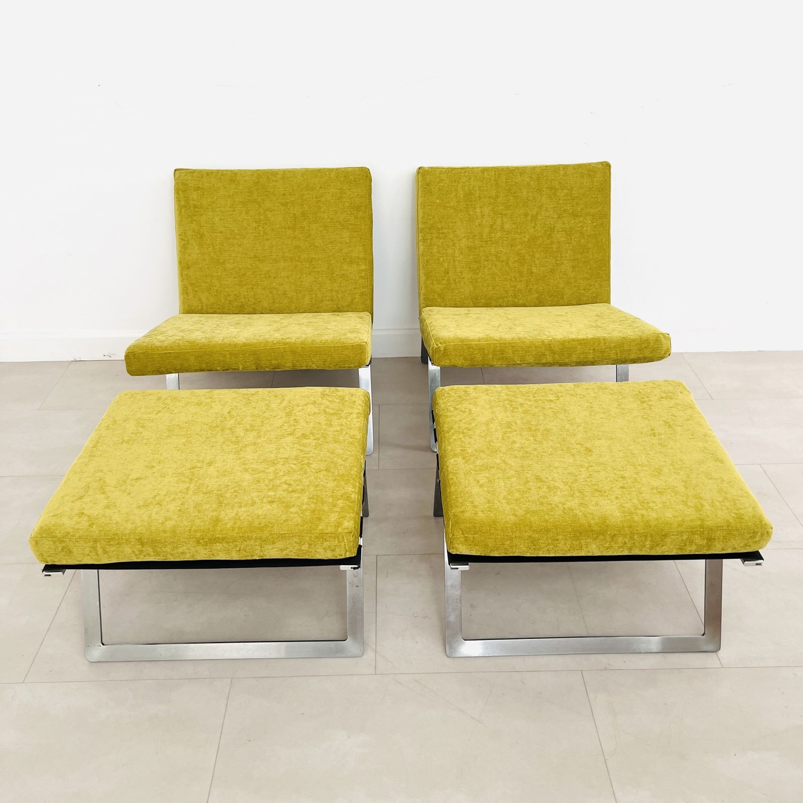 British Easy Chairs And Footstools By William Plunkett photo vinterior