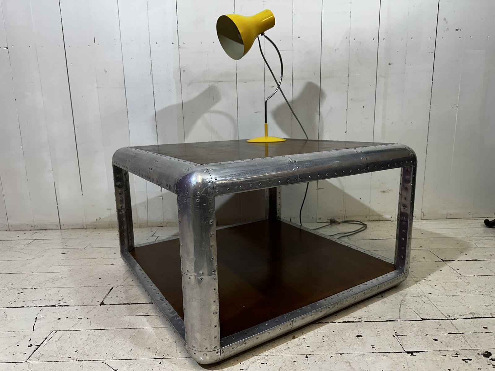 Furniture Industrial Aviator Style Hotel Coffee Table photo