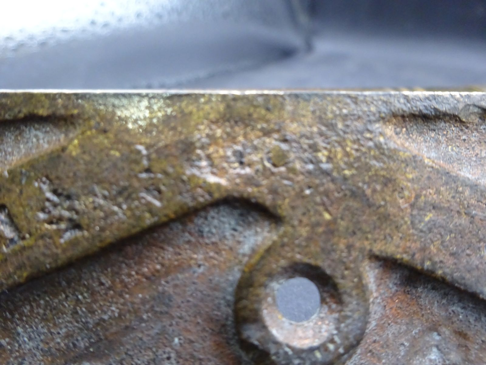 Rare Original Victorian Brass Tube Door Pull With Thumb Bit For Latch, James Cartland & Sons 1880s photo vintage