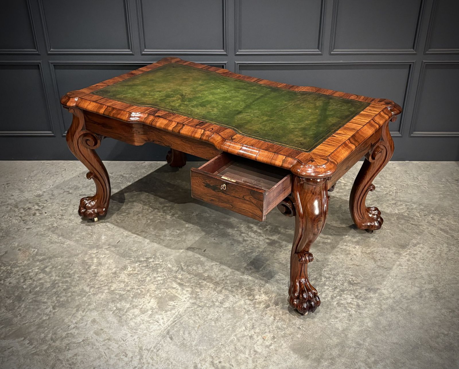Magnificent William IV Rosewood Partners Writing Table photo buy