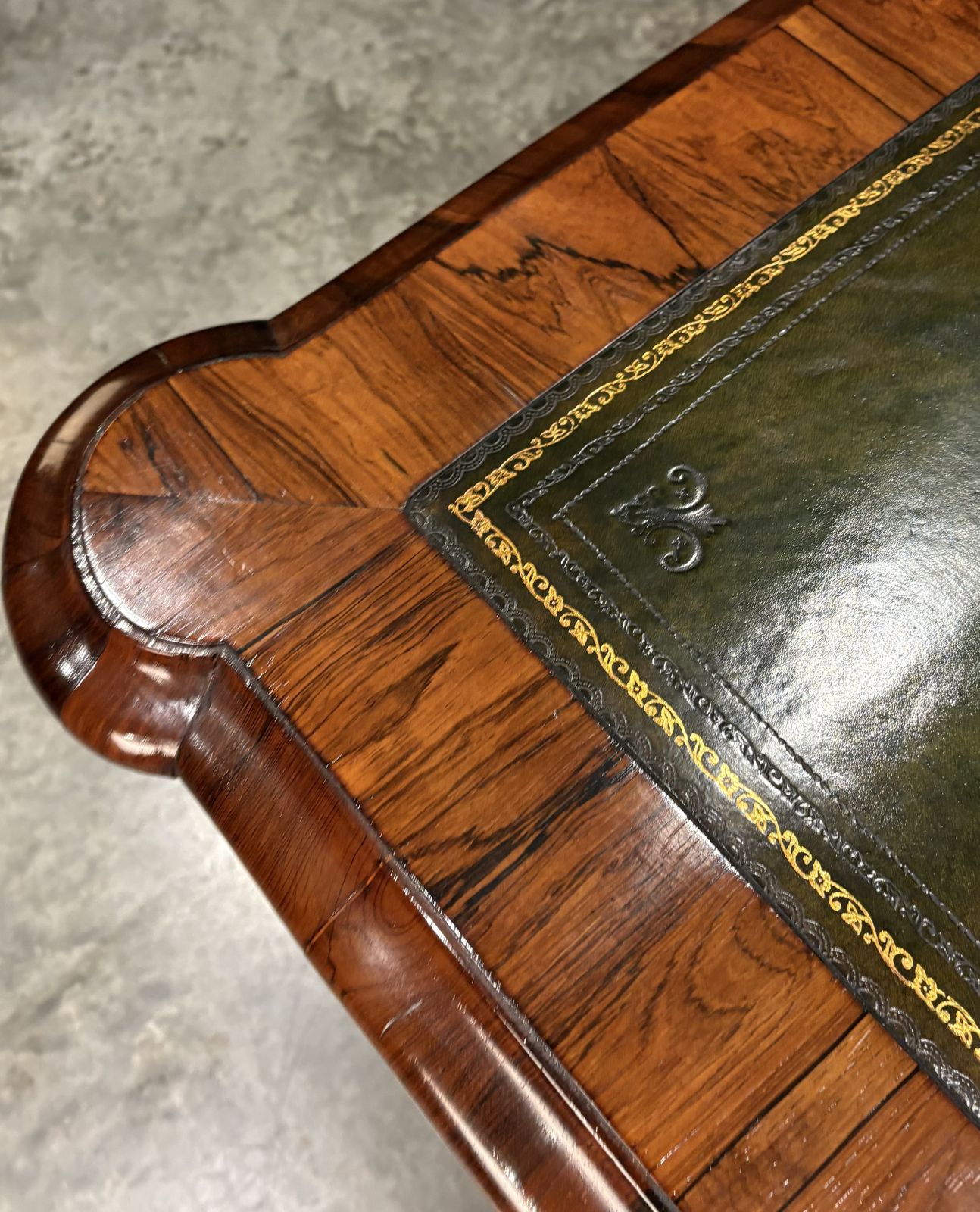 Magnificent William IV Rosewood Partners Writing Table photo vintage