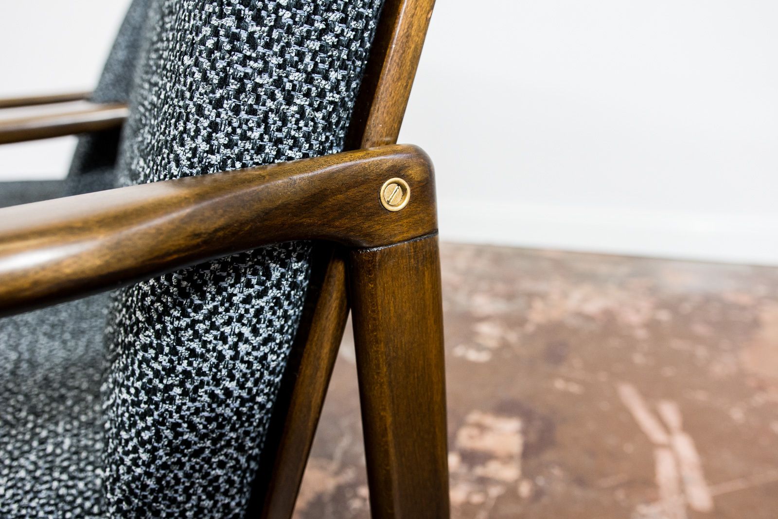1300.0 Mid Century Modern Armchairs By Zenon Bączyk, 1960's, Set Of 2 photo