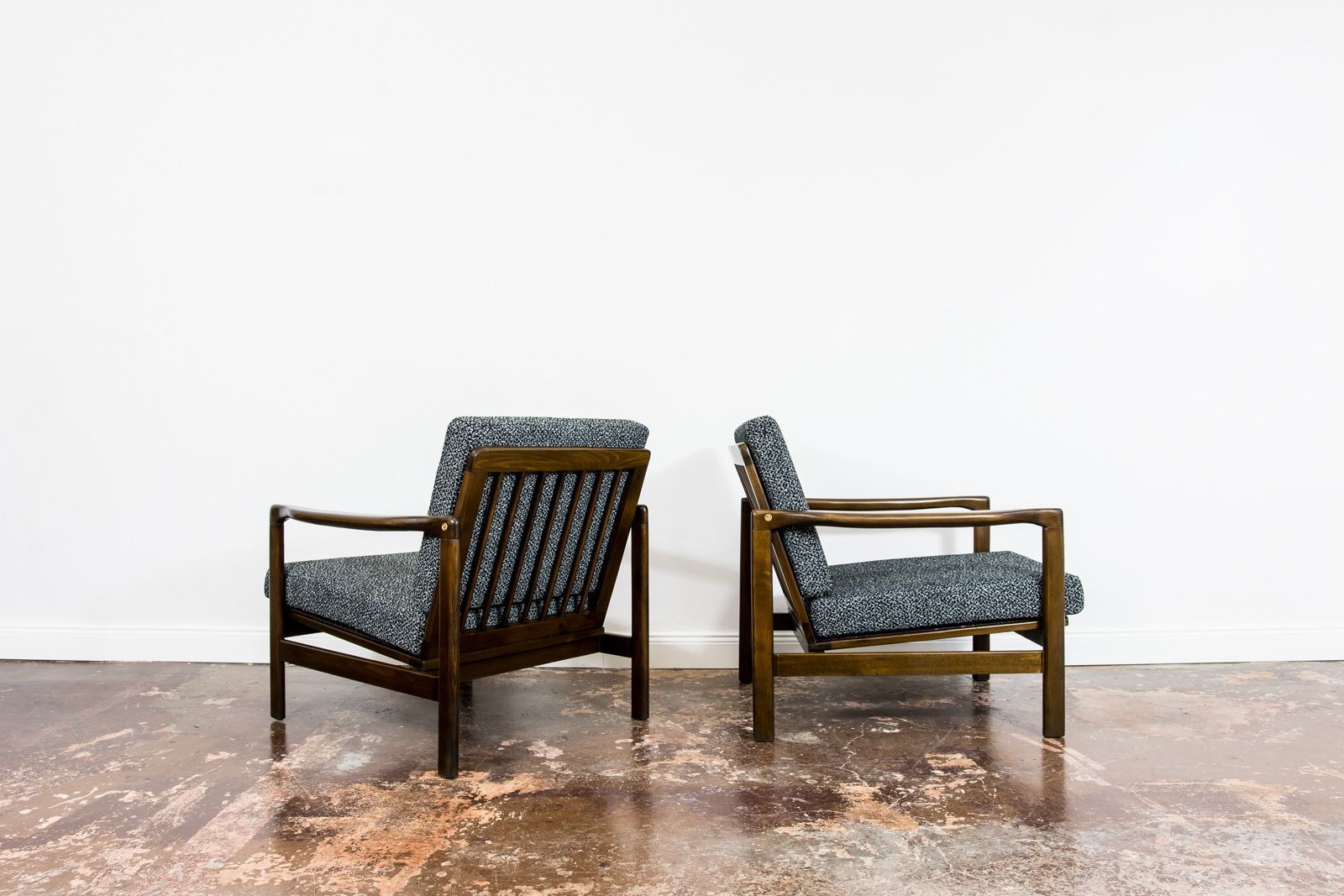 photo buy Mid Century Modern Armchairs By Zenon Bączyk, 1960's, Set Of 2