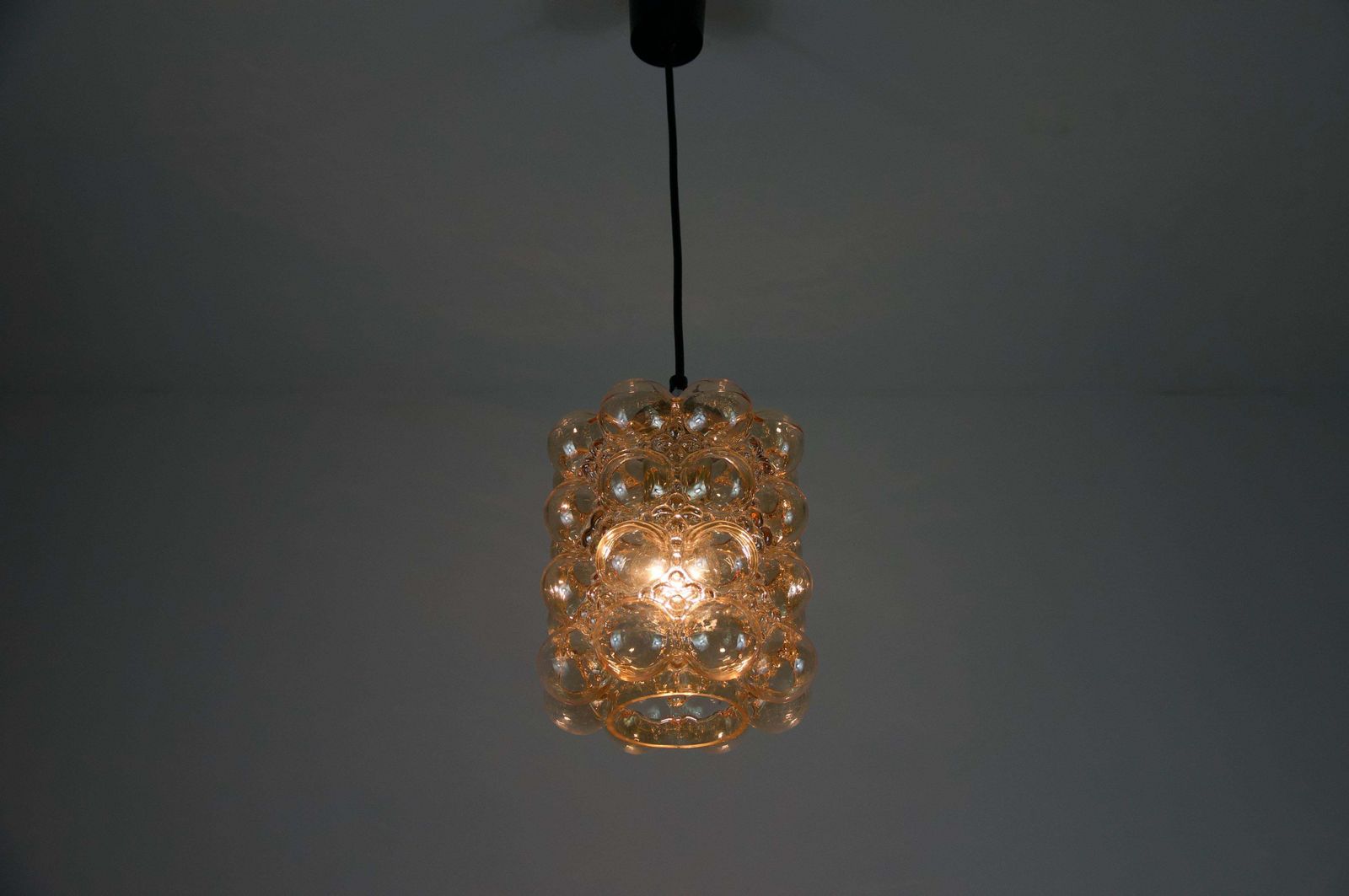 1259.0 Bubble Glass Pendant Lamp By Helena Tynell For Glashütte Limburg, 1960s photo