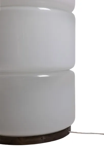Carlo Nason. Lt316 Floor Lamp In White Opalescent Murano Glass photo vinterior
