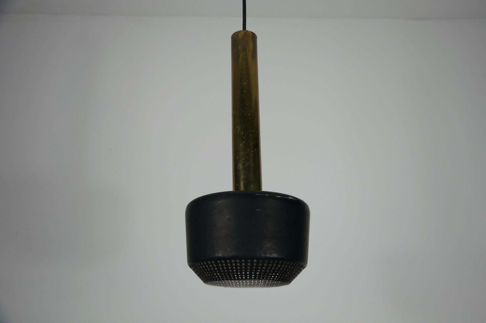 Brass Pendant Lamp By Vilhelm Lauritzen For Louis Poulen, 1960s, Denmark photo vinterior
