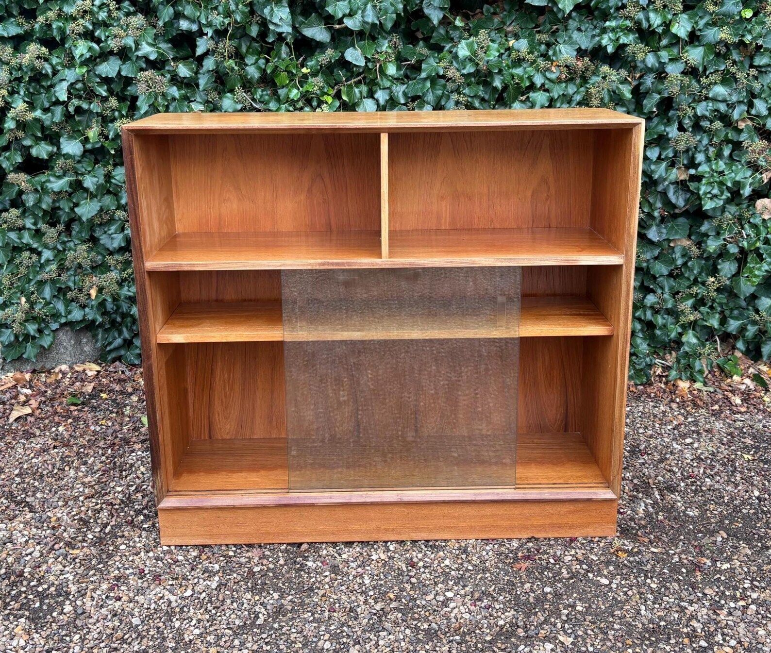photo furniture Mid Century Glazed Bookcase Cabinet C.1970s