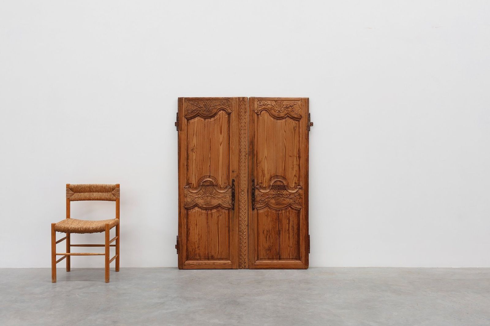 Antique French Provincial Hand Carved Doors, 1880s, Set Of 2 photo furniture
