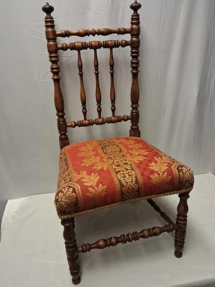 Antique Childs Chair In Prie Dieu Prayer Chair Style photo vinterior