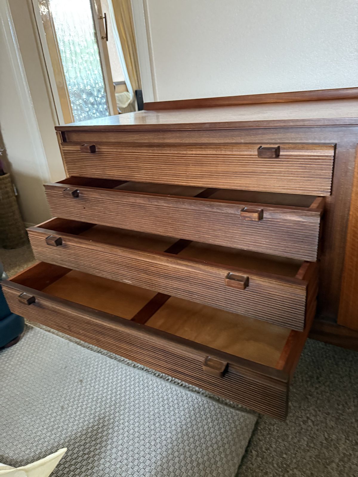 Large Vintage Robert Heritage Mid Century Teak, Afromosia And Sapele Sideboard photo Furniture