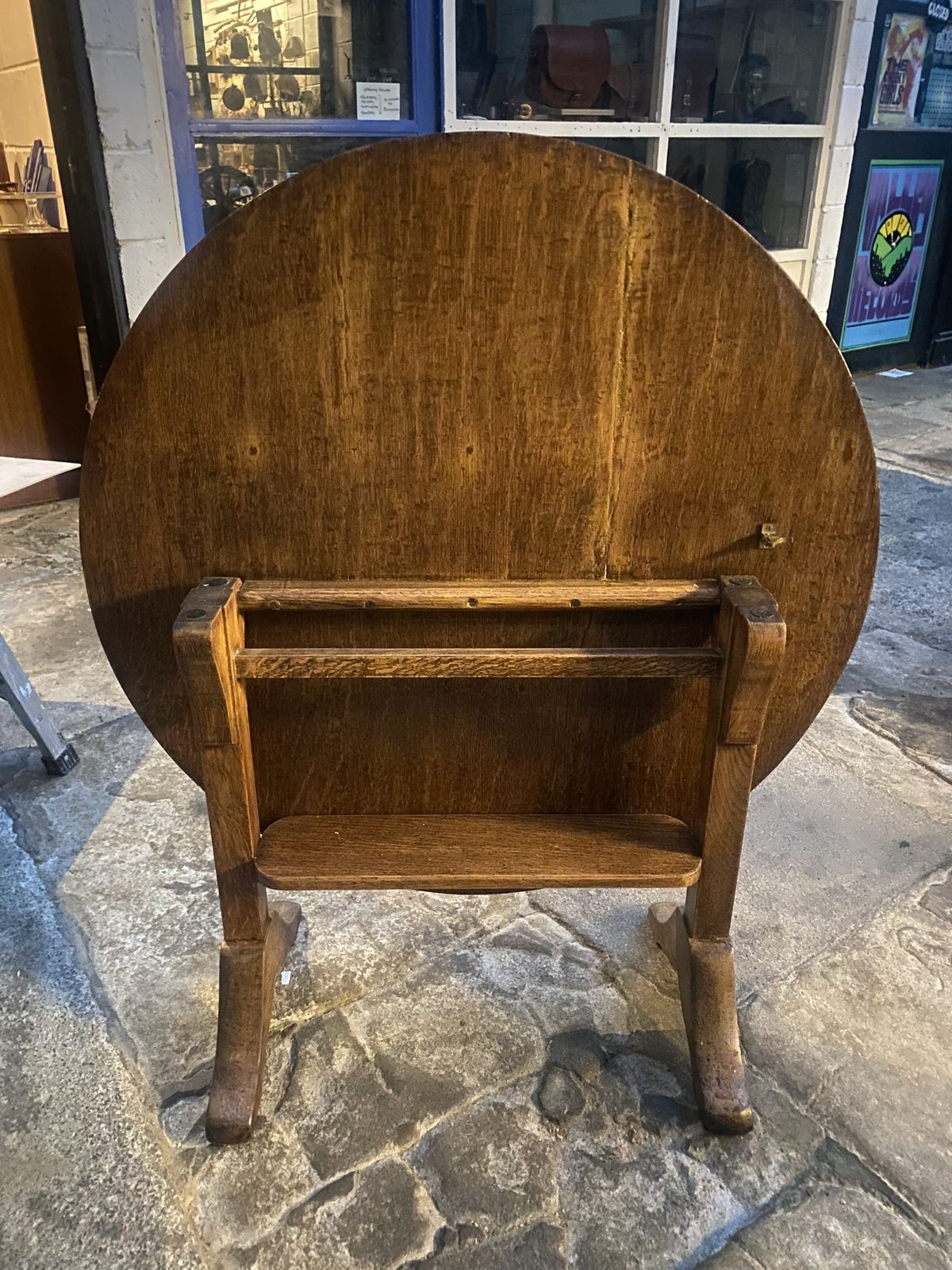 photo furniture Antique 19th Century French Vendange Wine Tasting Table