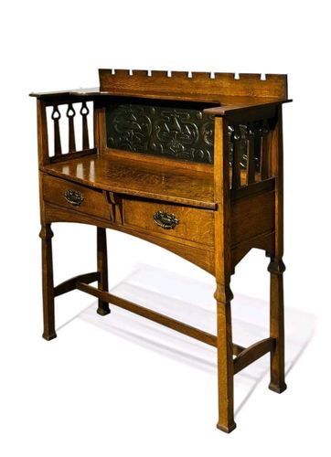 Antique Shapland And Petter  Sideboard Hall Table C1900 Arts And Crafts Rare photo for sale