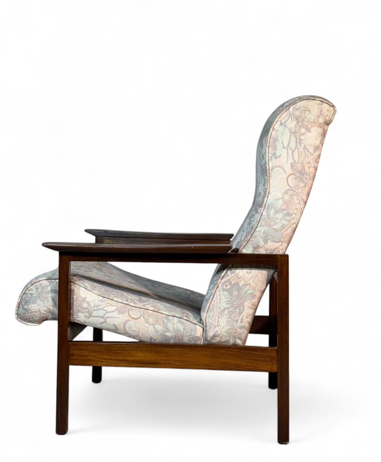 Pair Of Guy Rogers Armchairs Solid Afromosia Mid Century Retro C1960s photo for sale