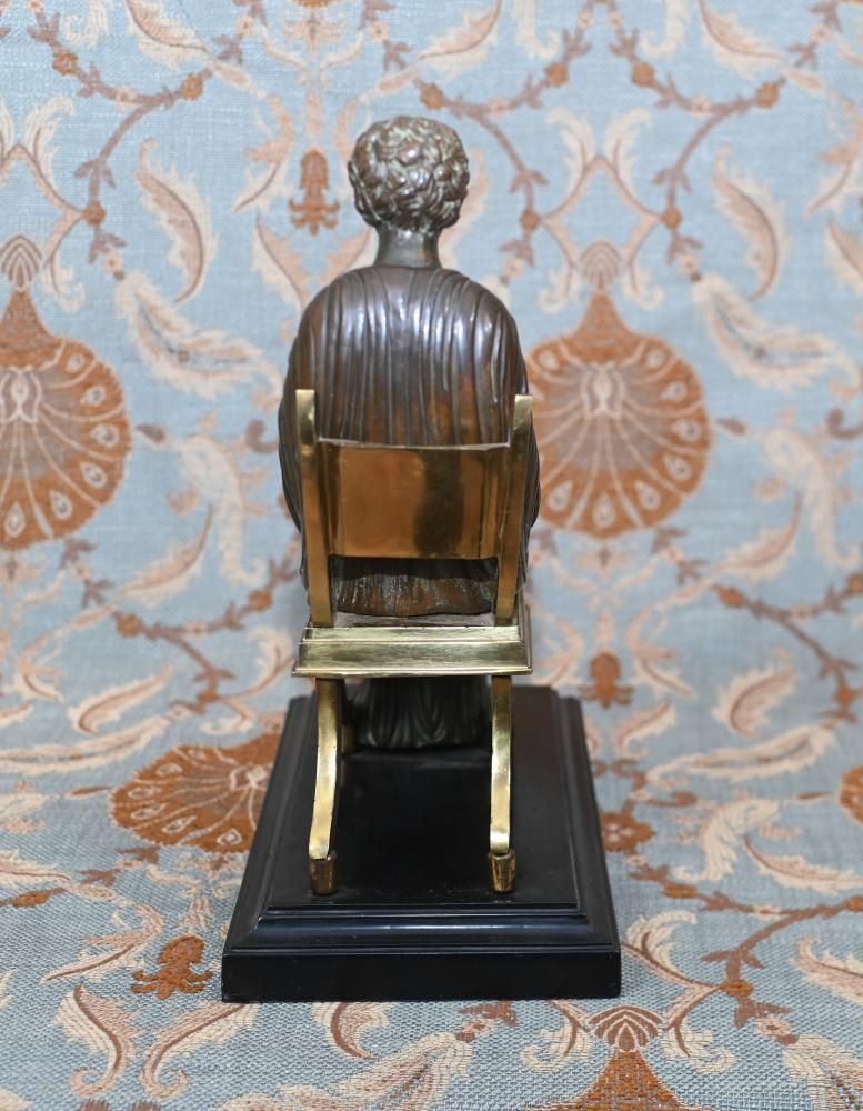 photo furniture Grand Tour Bronze Roman Statue Agrippina Italian Casting 1810 Zoffoli