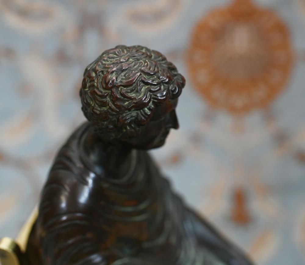 photo for sale Grand Tour Bronze Roman Statue Agrippina Italian Casting 1810 Zoffoli