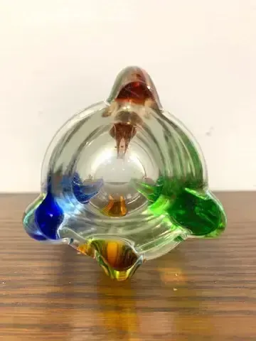 Mid Century Glass Set Rhapsody By František Zemek, Czech Art Glass, 1960s photo furniture