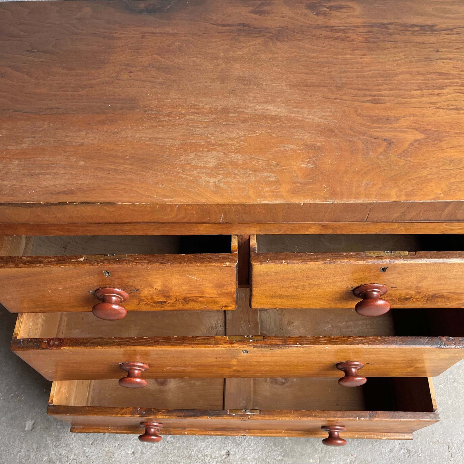 Antique Pine Chest Of Drawers  #1832 photo 375.0