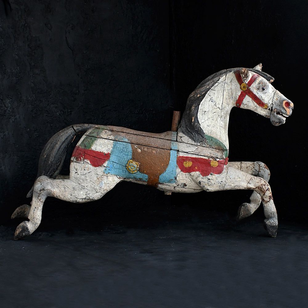 Bayol Carousel Horse, 1800s, Antique photo for sale