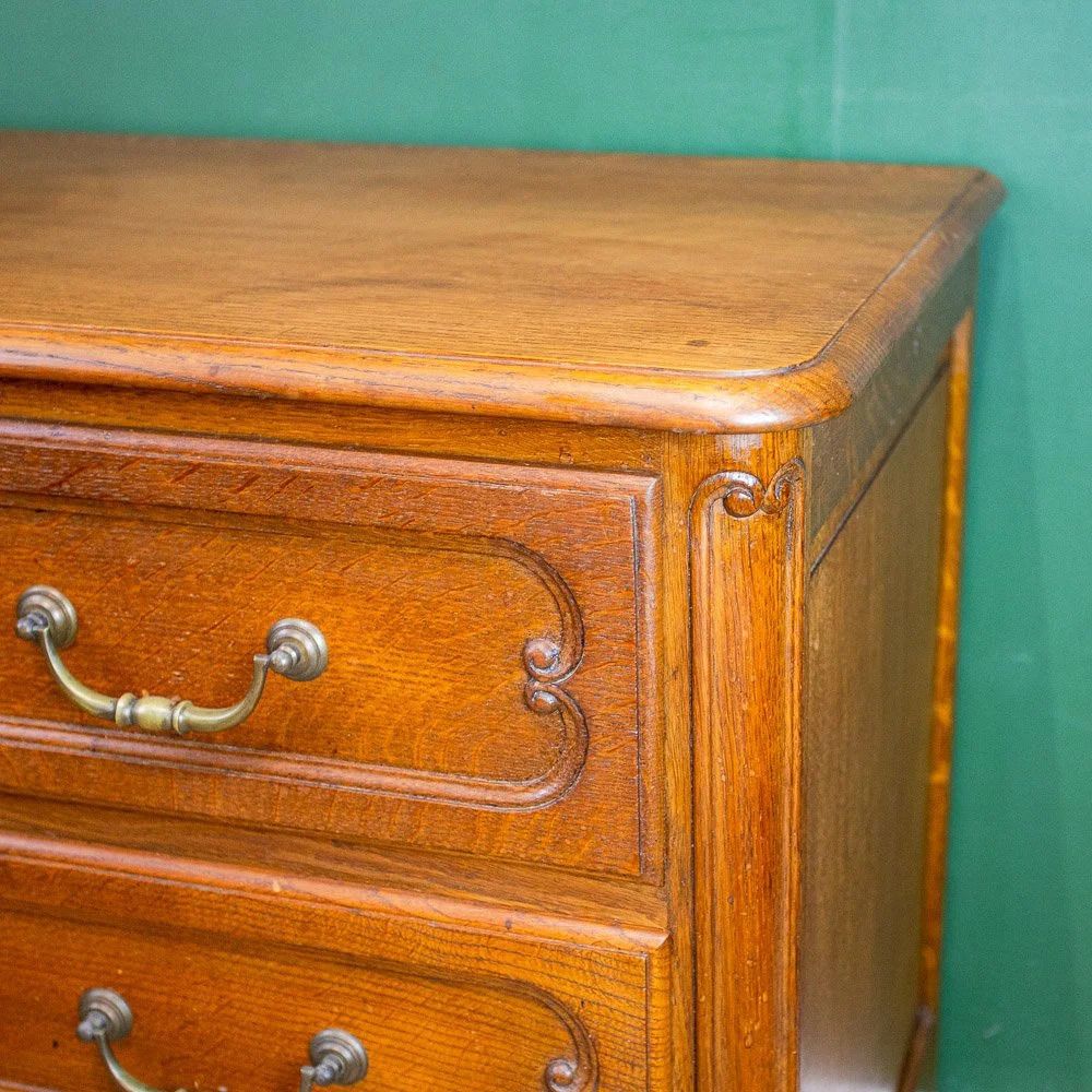 French Oak Chest Of 3 Drawers photo 450.0