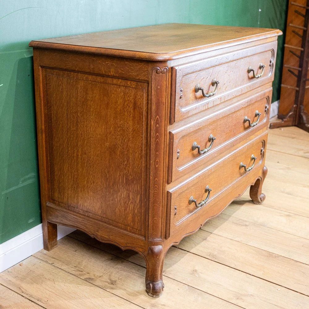 French Oak Chest Of 3 Drawers photo buy