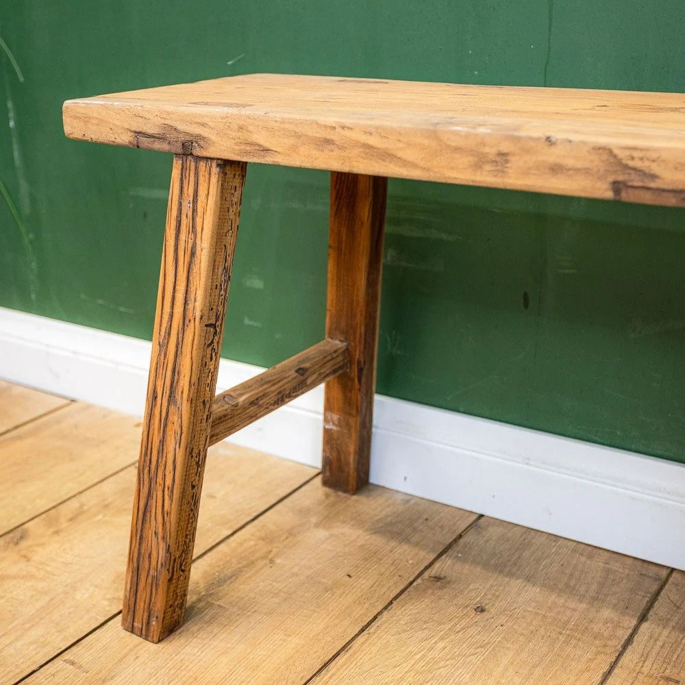 Reclaimed Elm Double Bench photo buy