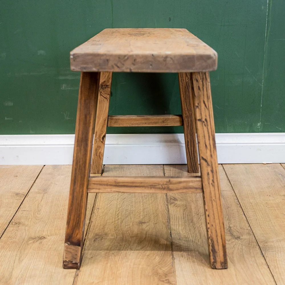 Furniture Reclaimed Elm Double Bench photo