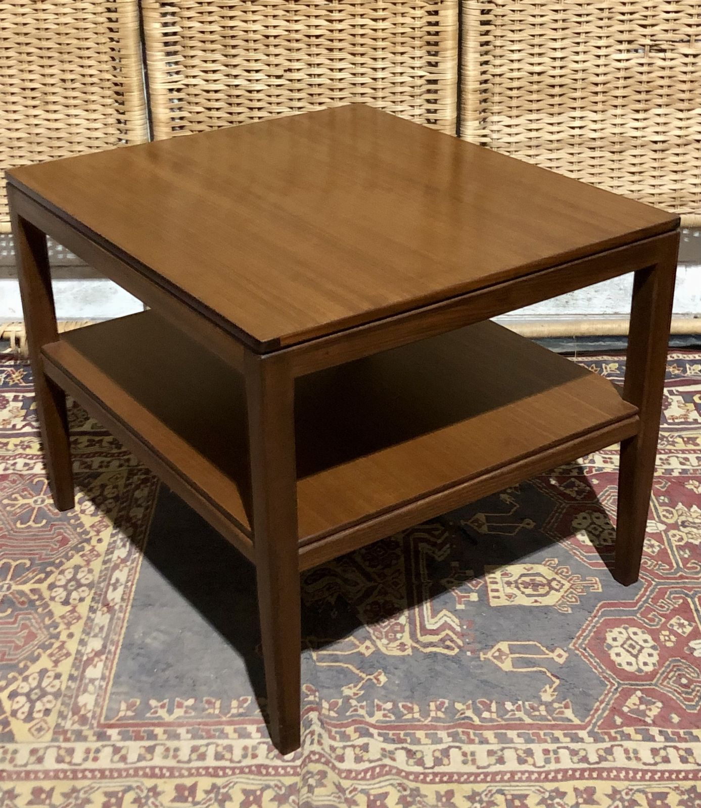 Furniture Handsome Teak Retro Coffee Table photo