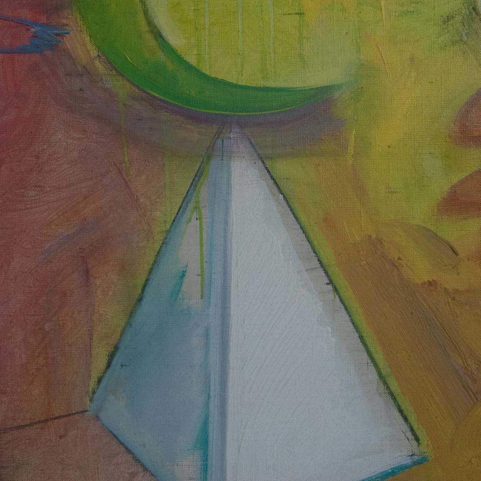 Estimo Llunes: Piràmides – Gerard Sala – 1977 – Abstract Olieverf Op Doek photo for sale