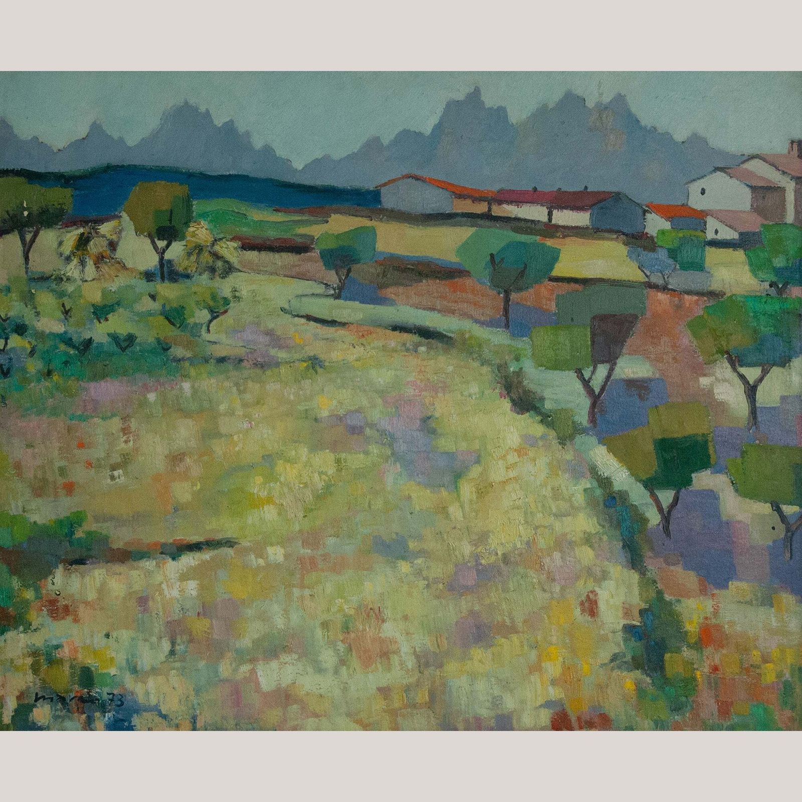 Sant Salvador De Guardiola Landscape   Antoni March Salas