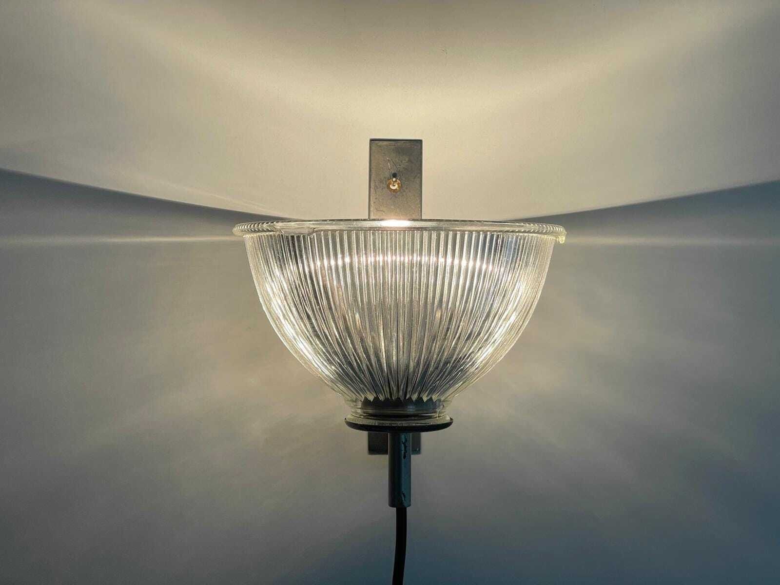 Italian Design Thick Art Glass Pair Of Sconces, In Style Of Ignazio Gardella, 1960s, Italy photo vinterior