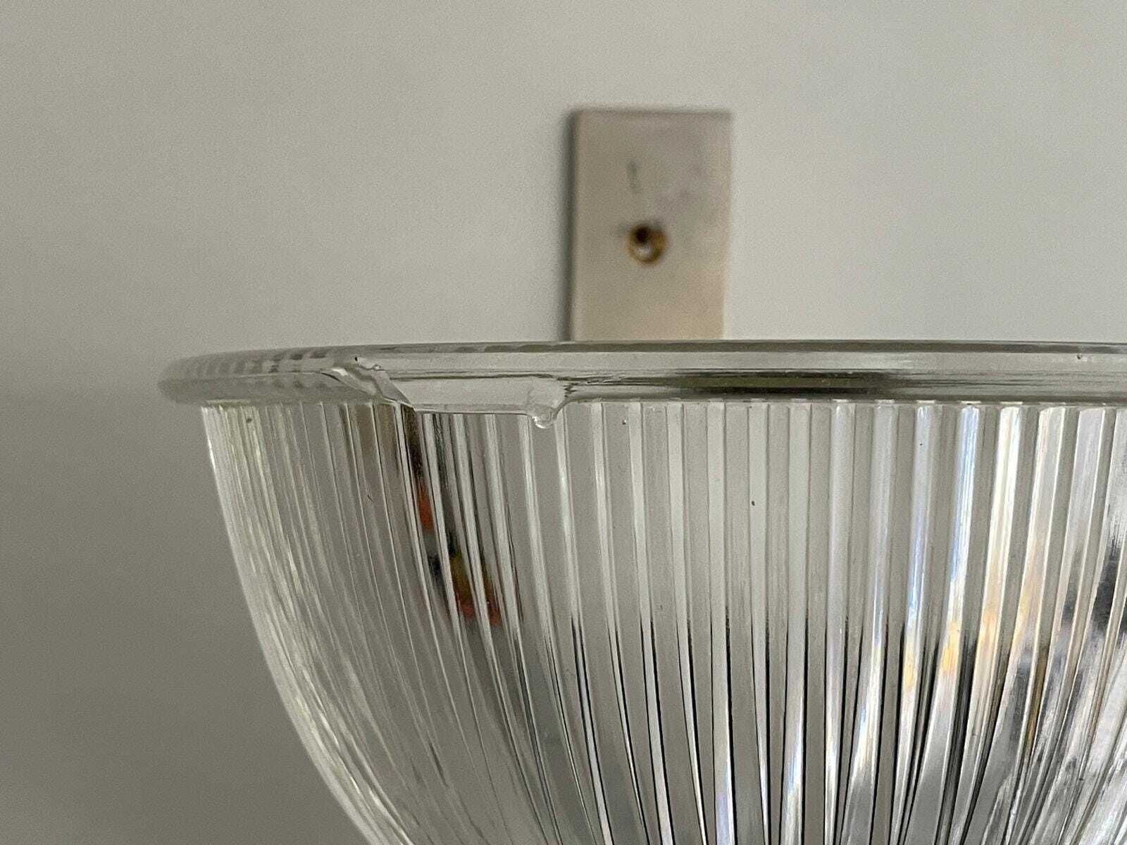 photo for sale Italian Design Thick Art Glass Pair Of Sconces, In Style Of Ignazio Gardella, 1960s, Italy